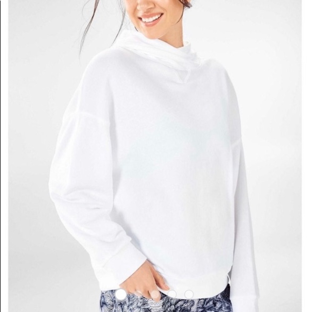 White hoodie